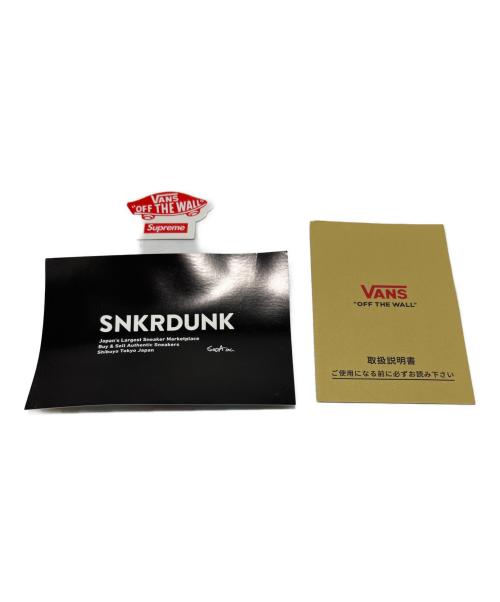 VANS（ヴァンズ）VANS (ヴァンズ) SUPREME (シュプリーム) スニーカー ブラック サイズ:27.5の古着・服飾アイテム