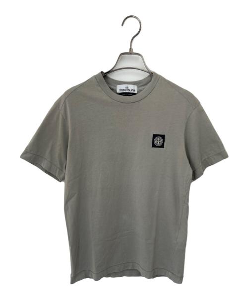 STONE ISLAND（ストーンアイランド）STONE ISLAND (ストーンアイランド) 半袖カットソー ライトグレー サイズ:Sの古着・服飾アイテム