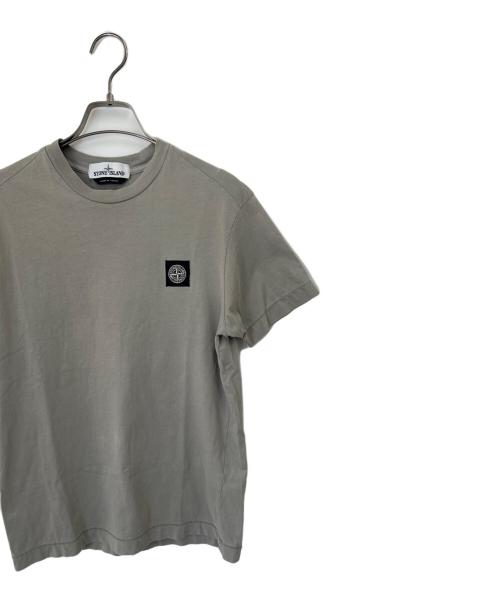 STONE ISLAND（ストーンアイランド）STONE ISLAND (ストーンアイランド) 半袖カットソー ライトグレー サイズ:Sの古着・服飾アイテム