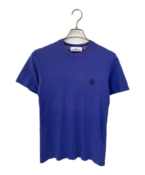 STONE ISLAND（ストーンアイランド）STONE ISLAND (ストーンアイランド) 半袖カットソー パープル サイズ:Sの古着・服飾アイテム