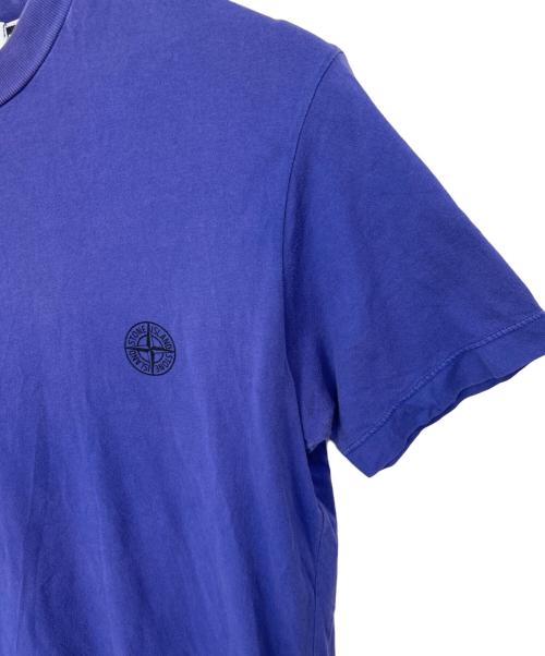 STONE ISLAND（ストーンアイランド）STONE ISLAND (ストーンアイランド) 半袖カットソー パープル サイズ:Sの古着・服飾アイテム