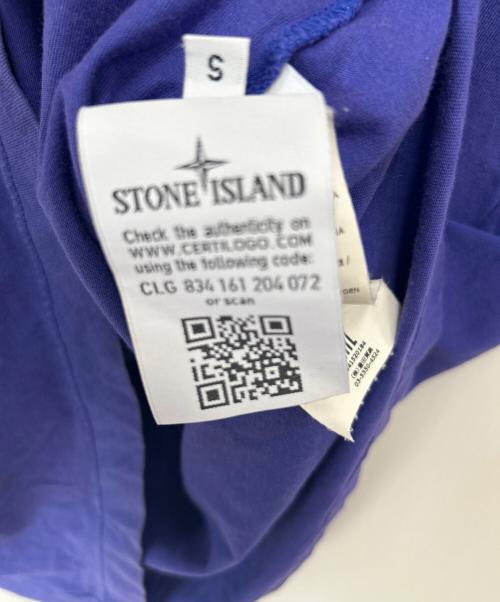 STONE ISLAND（ストーンアイランド）STONE ISLAND (ストーンアイランド) 半袖カットソー パープル サイズ:Sの古着・服飾アイテム