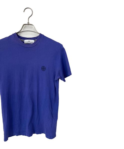 STONE ISLAND（ストーンアイランド）STONE ISLAND (ストーンアイランド) 半袖カットソー パープル サイズ:Sの古着・服飾アイテム