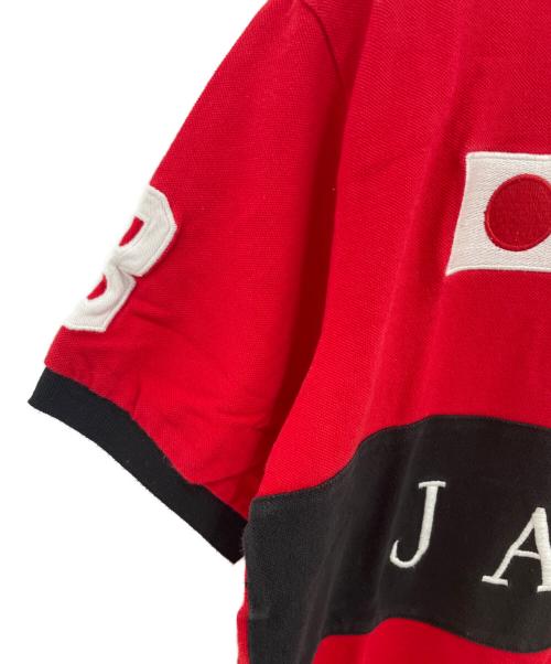 POLO RALPH LAUREN（ポロ・ラルフローレン）POLO RALPH LAUREN (ポロ・ラルフローレン) ポロシャツ ブラック×レッド サイズ:XLの古着・服飾アイテム
