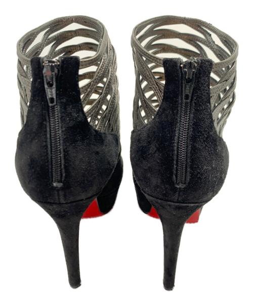 Christian Louboutin（クリスチャン・ルブタン）Christian Louboutin (クリスチャン・ルブタン) ハイヒールパンプス ブラック×グレー サイズ:SIZE 36の古着・服飾アイテム