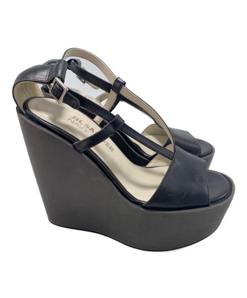 JIL SANDER NAVY（ジルサンダー ネイビー）JIL SANDER NAVY (ジルサンダー ネイビー) ハイヒールパンプス ブラック サイズ:※記載無しの古着・服飾アイテム