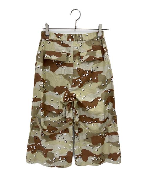 MM6 Maison Margiela（エムエムシックスメゾンマルジェラ）MM6 Maison Margiela (エムエムシックスメゾンマルジェラ) カモフラ柄クロップドパンツ ベージュ×カーキ サイズ:36の古着・服飾アイテム