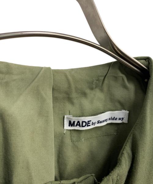 MADE by sunny side up（メイド バイ サニーサイドアップ）MADE by sunny side up (メイド バイ サニーサイドアップ) Mー65 リメイクジャケット オリーブ サイズ:SIZE 3の古着・服飾アイテム