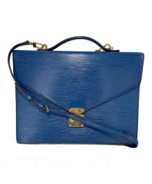 LOUIS VUITTON（ルイ ヴィトン）の古着「ビジネスバッグ」｜ブルー