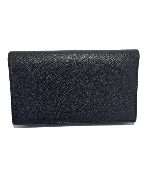 BVLGARI（ブルガリ）BVLGARI (ブルガリ) 長財布 ブラック×レッドの古着・服飾アイテム