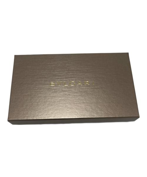 BVLGARI（ブルガリ）BVLGARI (ブルガリ) 長財布 ブラック×レッドの古着・服飾アイテム