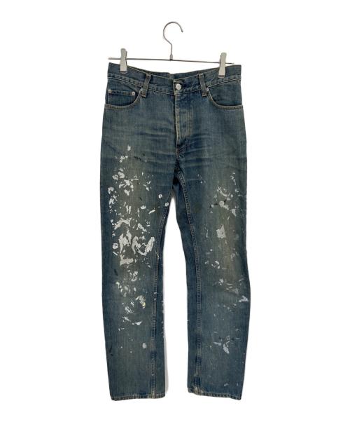 HELMUT LANG（ヘルムートラング）HELMUT LANG (ヘルムートラング) ペンキ デニムパンツ インディゴ サイズ:30の古着・服飾アイテム