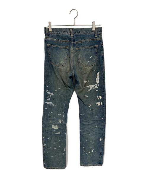 HELMUT LANG（ヘルムートラング）HELMUT LANG (ヘルムートラング) ペンキ デニムパンツ インディゴ サイズ:30の古着・服飾アイテム