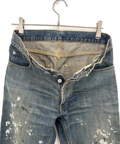 HELMUT LANG（ヘルムートラング）HELMUT LANG (ヘルムートラング) ペンキ デニムパンツ インディゴ サイズ:30の古着・服飾アイテム