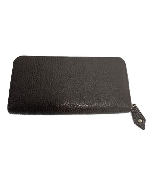 Vivienne Westwood（ヴィヴィアンウエストウッド）Vivienne Westwood (ヴィヴィアンウエストウッド) ラウンドファスナー財布 ブラウン×ベージュの古着・服飾アイテム