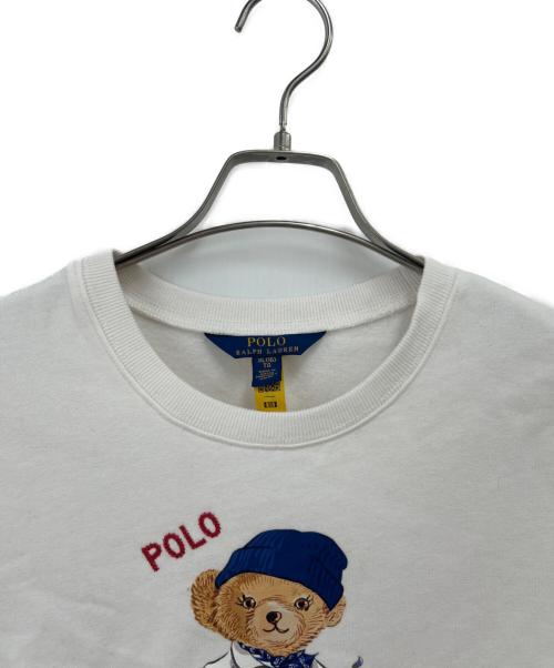 POLO RALPH LAUREN（ポロ・ラルフローレン）POLO RALPH LAUREN (ポロ・ラルフローレン) スウェット ホワイト サイズ:XL（16）の古着・服飾アイテム