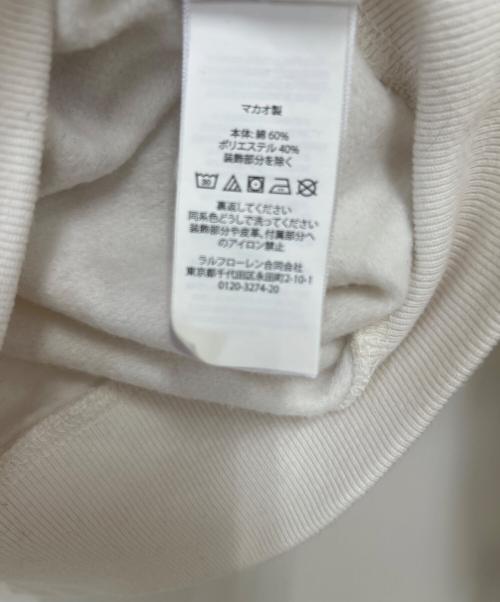 POLO RALPH LAUREN（ポロ・ラルフローレン）POLO RALPH LAUREN (ポロ・ラルフローレン) スウェット ホワイト サイズ:XL（16）の古着・服飾アイテム