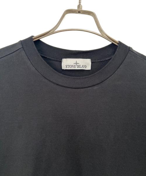 STONE ISLAND（ストーンアイランド）STONE ISLAND (ストーンアイランド) 長袖カットソー ブラック サイズ:Lの古着・服飾アイテム