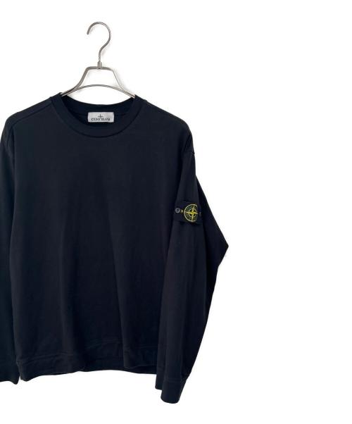 STONE ISLAND（ストーンアイランド）STONE ISLAND (ストーンアイランド) 長袖カットソー ブラック サイズ:Lの古着・服飾アイテム