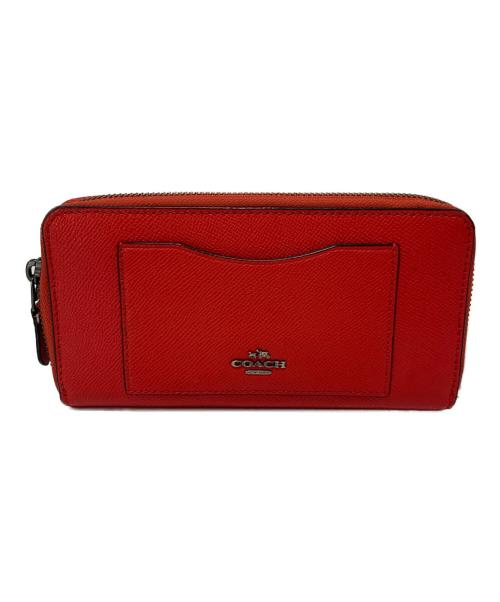 COACH（コーチ）COACH (コーチ) 長財布 レッドの古着・服飾アイテム