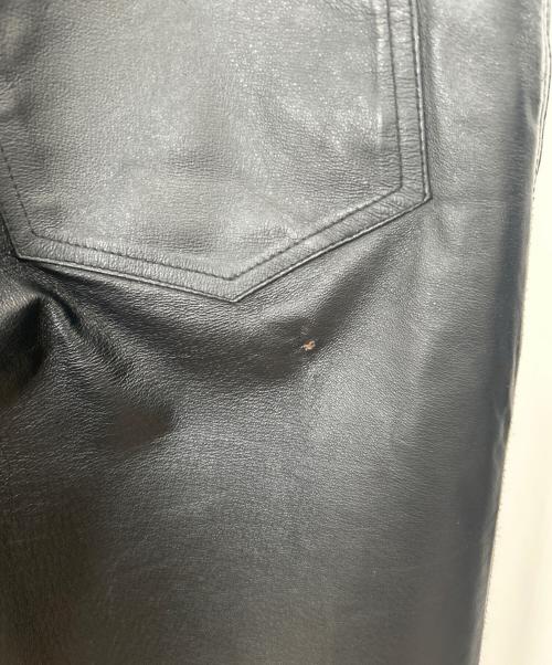 GUARANTEED K's（ギャランティード ケーズ）GUARANTEED K's (ギャランティード ケーズ) レザーパンツ ブラック サイズ:91の古着・服飾アイテム