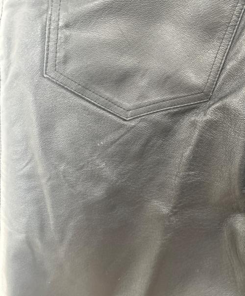 GUARANTEED K's（ギャランティード ケーズ）GUARANTEED K's (ギャランティード ケーズ) レザーパンツ ブラック サイズ:91の古着・服飾アイテム