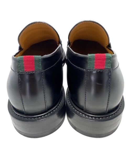 GUCCI（グッチ）GUCCI (グッチ) レザーローファー ブラック サイズ:SIZE 7の古着・服飾アイテム