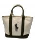 RALPH LAUREN（ラルフローレン）の古着「トートバッグ」｜グリーン×ベージュ