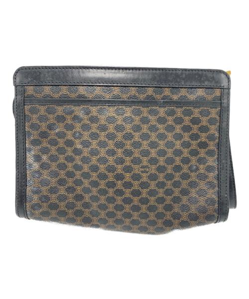 CELINE（セリーヌ）CELINE (セリーヌ) セカンドバッグ ブラック×ブラウンの古着・服飾アイテム
