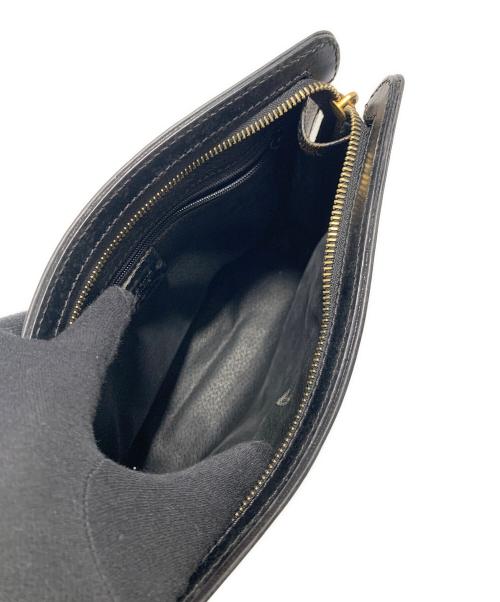 CELINE（セリーヌ）CELINE (セリーヌ) セカンドバッグ ブラック×ブラウンの古着・服飾アイテム