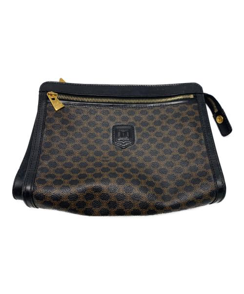 CELINE（セリーヌ）CELINE (セリーヌ) セカンドバッグ ブラック×ブラウンの古着・服飾アイテム