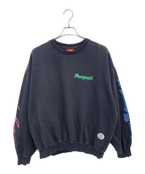 paragraph（パラグラフ）paragraph (パラグラフ) 裏起毛スウェット ブラック サイズ:2の古着・服飾アイテム