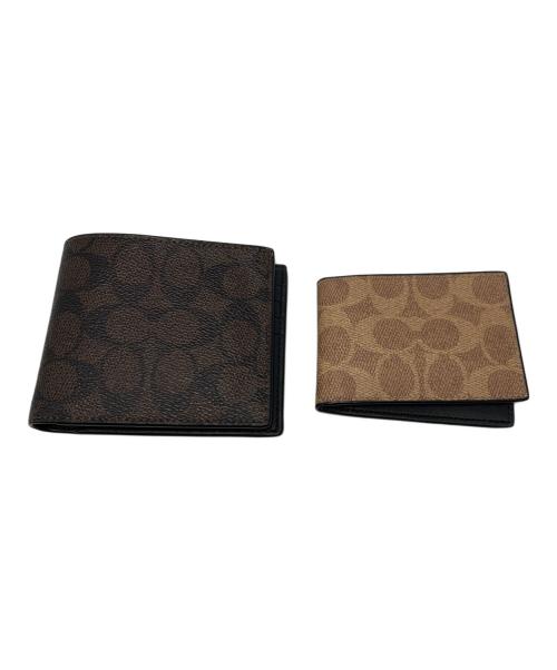 COACH（コーチ）COACH (コーチ) 財布 ブラウン×ブラックの古着・服飾アイテム