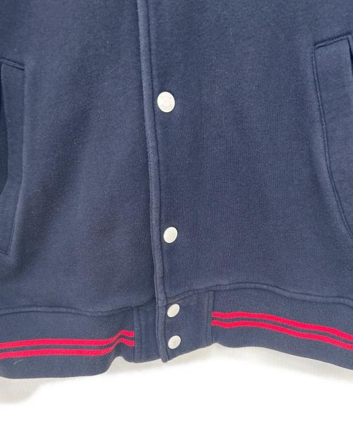 stussy（ステューシー）stussy (ステューシー) スタジャン ネイビー×グレー サイズ:Mの古着・服飾アイテム