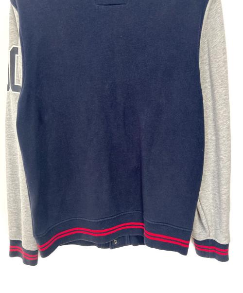 stussy（ステューシー）stussy (ステューシー) スタジャン ネイビー×グレー サイズ:Mの古着・服飾アイテム