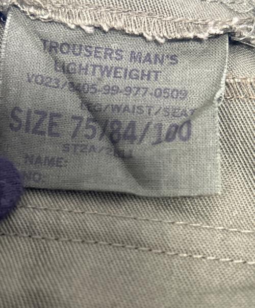 -（-）- (-) ファティーグパンツ グリーン サイズ:75の古着・服飾アイテム