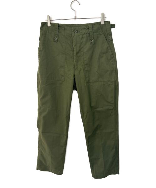 -（-）- (-) ファティーグパンツ グリーン サイズ:75の古着・服飾アイテム