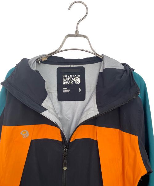 MOUNTAIN HARD WEAR（マウンテンハードウェア）MOUNTAIN HARD WEAR (マウンテンハードウェア) マウンテンパーカー ブラック×オレンジ サイズ:Sの古着・服飾アイテム