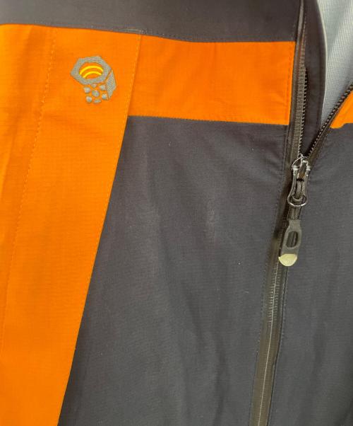 MOUNTAIN HARD WEAR（マウンテンハードウェア）MOUNTAIN HARD WEAR (マウンテンハードウェア) マウンテンパーカー ブラック×オレンジ サイズ:Sの古着・服飾アイテム
