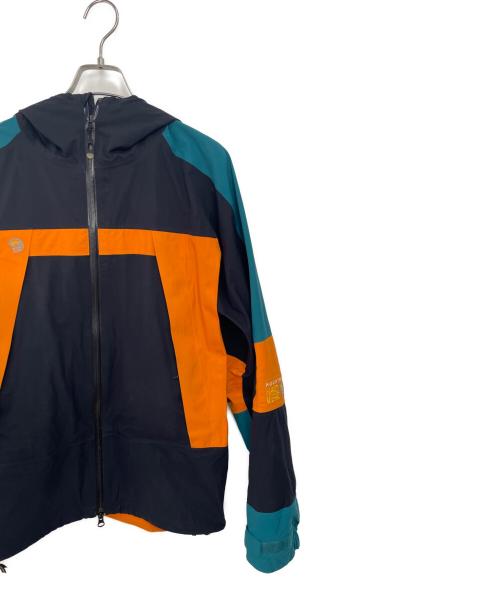 MOUNTAIN HARD WEAR（マウンテンハードウェア）MOUNTAIN HARD WEAR (マウンテンハードウェア) マウンテンパーカー ブラック×オレンジ サイズ:Sの古着・服飾アイテム
