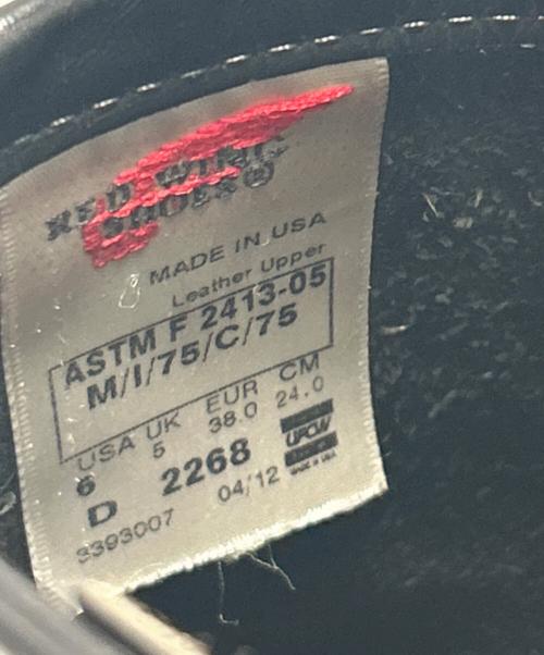 RED WING（レッドウィング）RED WING (レッドウィング) エンジニアブーツ ブラック サイズ:24の古着・服飾アイテム