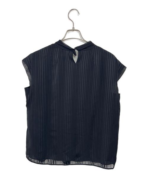 Leilian（レリアン）Leilian (レリアン) ノースリーブブラウス ブラック サイズ:13+の古着・服飾アイテム