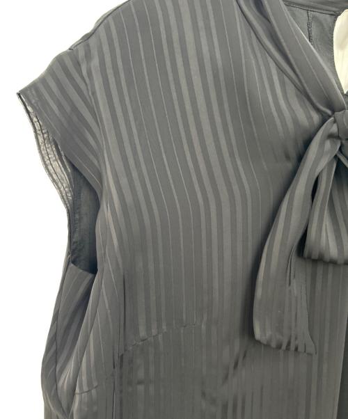 Leilian（レリアン）Leilian (レリアン) ノースリーブブラウス ブラック サイズ:13+の古着・服飾アイテム