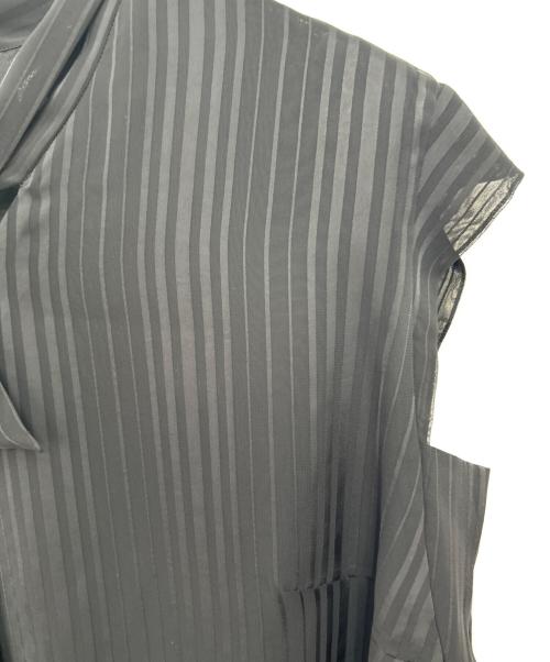 Leilian（レリアン）Leilian (レリアン) ノースリーブブラウス ブラック サイズ:13+の古着・服飾アイテム