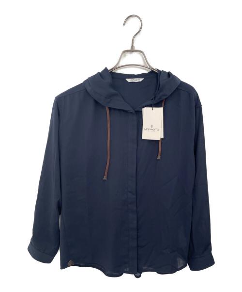 MORABITO（モラビト）MORABITO (モラビト) 長袖シャツ ネイビー サイズ:38 未使用品の古着・服飾アイテム
