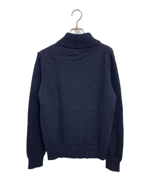 134 KAMAKURA（134カマクラ）134 KAMAKURA (134カマクラ) 厚手カーディガン ネイビー サイズ:SIZE 48の古着・服飾アイテム
