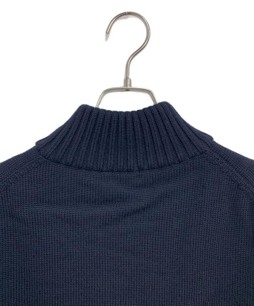 134 KAMAKURA（134カマクラ）134 KAMAKURA (134カマクラ) 厚手カーディガン ネイビー サイズ:SIZE 48の古着・服飾アイテム