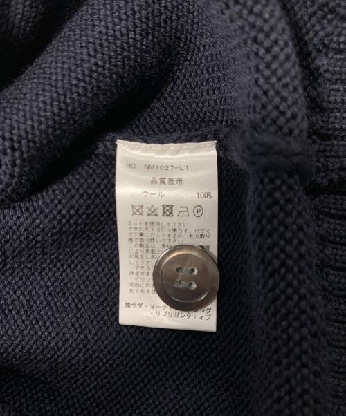 134 KAMAKURA（134カマクラ）134 KAMAKURA (134カマクラ) 厚手カーディガン ネイビー サイズ:SIZE 48の古着・服飾アイテム
