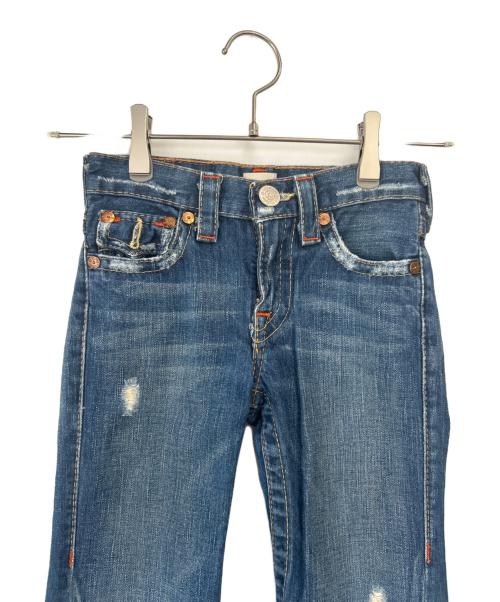 TRUE RELIGION（トゥルー レリジョン）TRUE RELIGION (トゥルー レリジョン) フレアデニム ライトインディゴ サイズ:6の古着・服飾アイテム