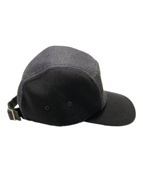 Vivienne Westwood man（ヴィヴィアン ウェストウッド マン）Vivienne Westwood man (ヴィヴィアン ウェストウッド マン) 刺繍オーブロゴ デニム キャップ ブラックの古着・服飾アイテム